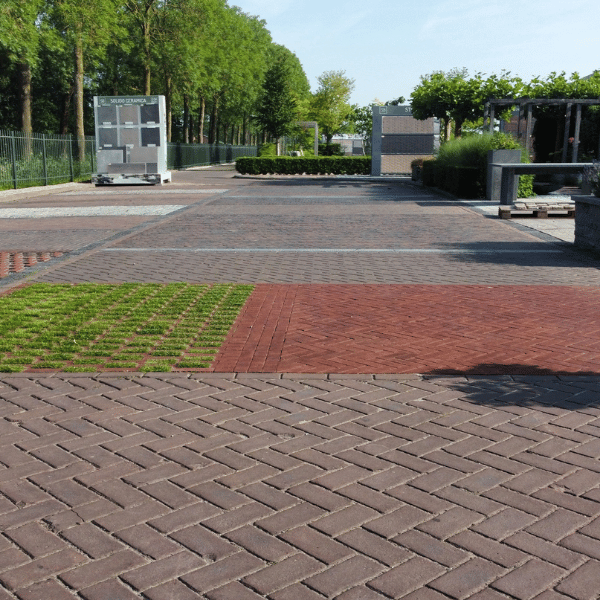 Waterpassing stone grid