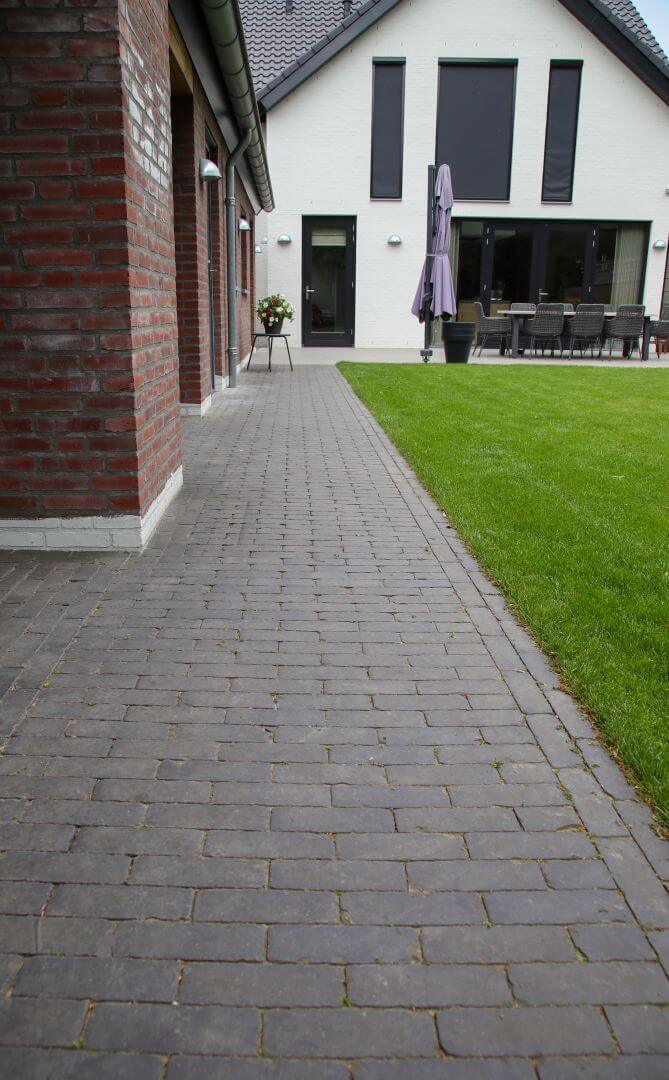 Straatbaksteen Moon getrommeld
