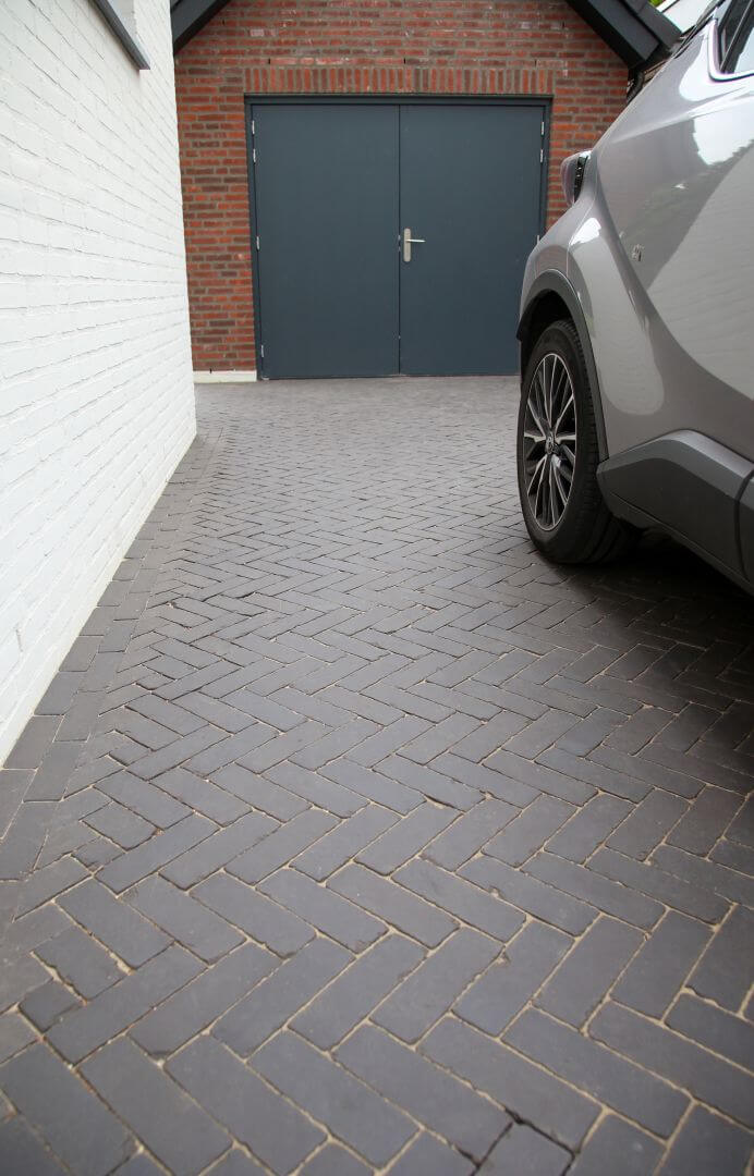 Straatbaksteen Moon getrommeld
