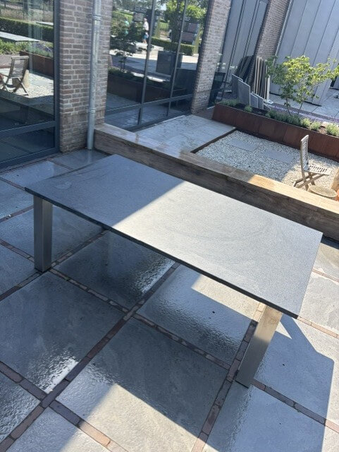 Orient Black Tafel + RVS onderstel