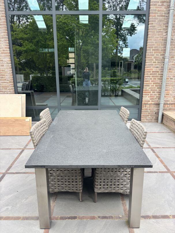 Orient Black Tafel + RVS onderstel